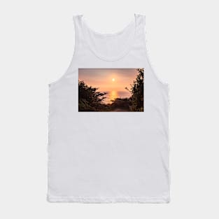 Hazy Ocean Sunset Tank Top